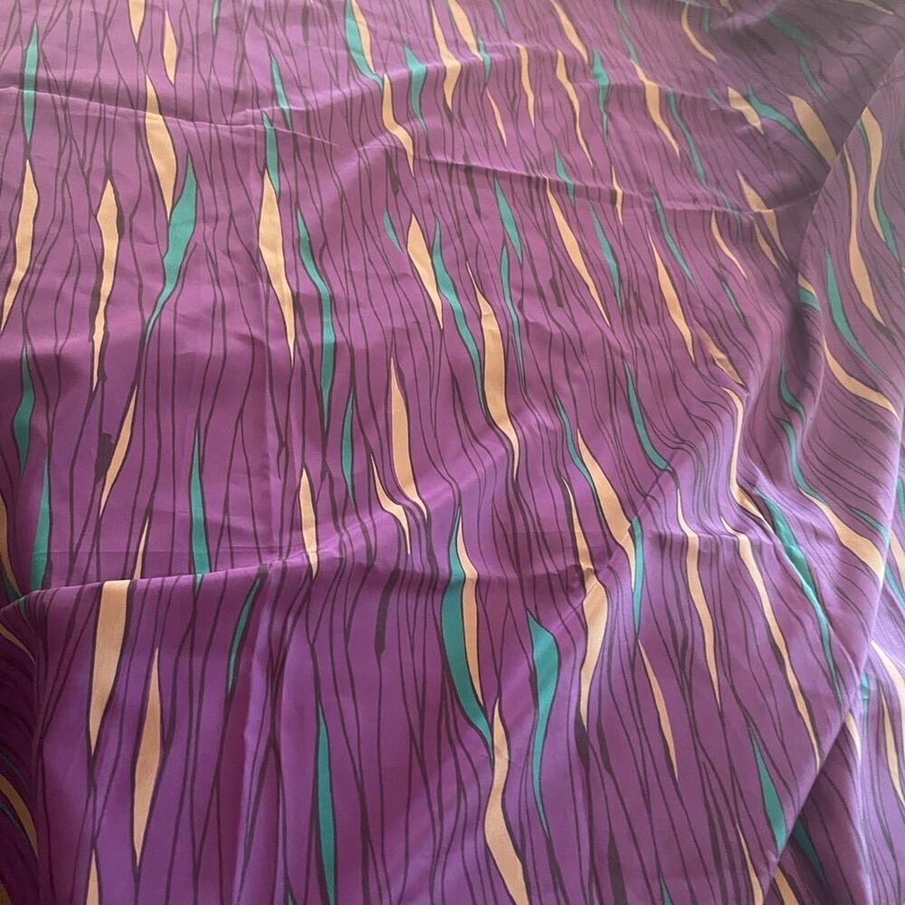vintage Trendset Bright lilac scarve vintage- large - Picture 2 of 8